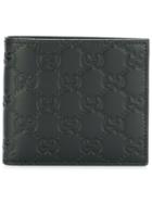 Gucci Embossed Leather Wallet - Black