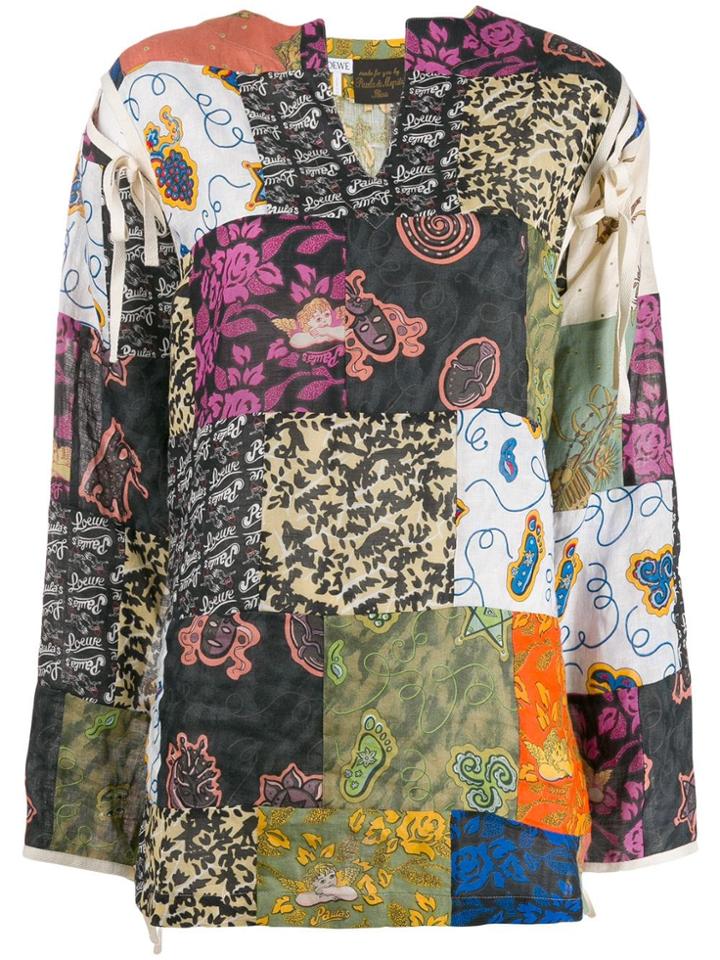 Loewe Patch Work Blouse - Blue