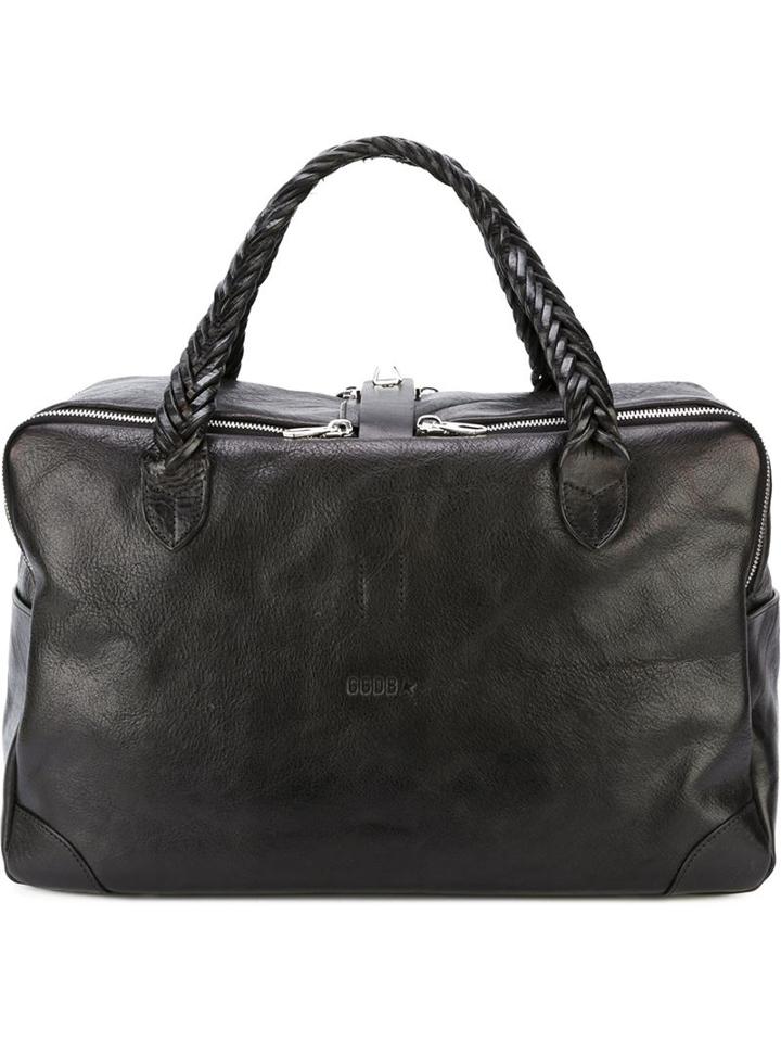 Golden Goose Deluxe Brand Equipage Holdall, Black, Leather