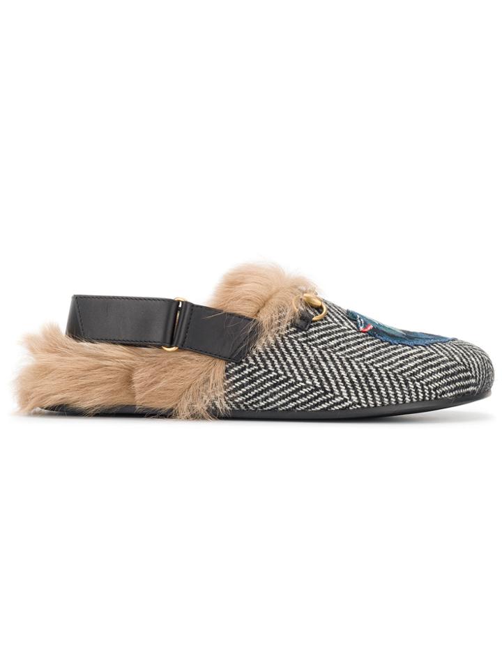 Gucci Gucci River Slippers - Grey