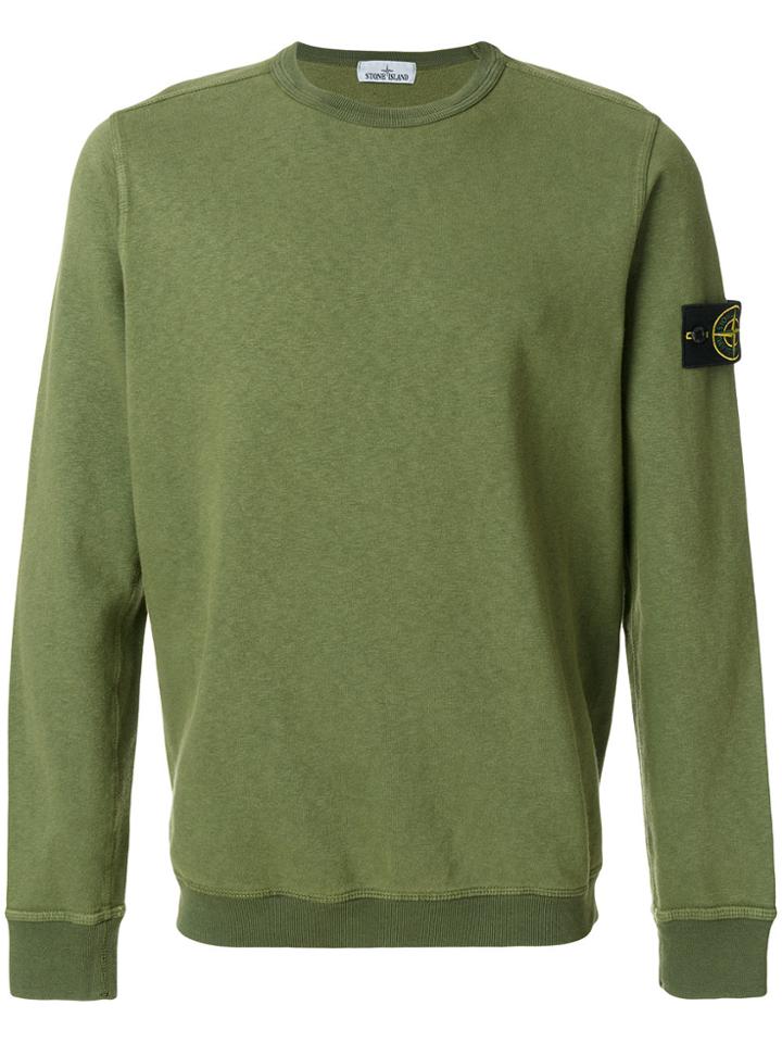 Stone Island Crew Neck Sweater - Green