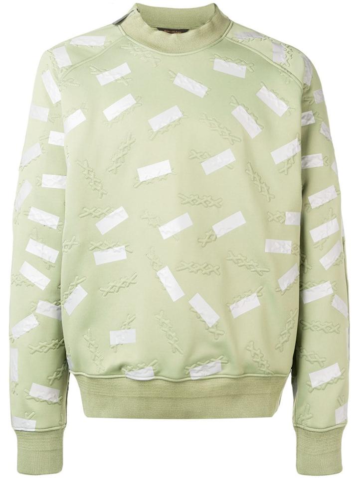 Ermenegildo Zegna Xxx Patterned Sweatshirt - Green