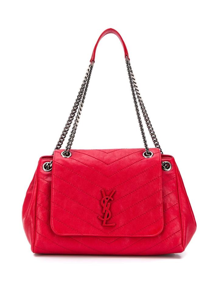 Saint Laurent Nolita Shoulder Bag - Red