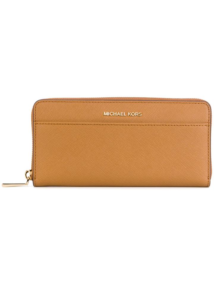Michael Michael Kors Zip Around Wallet - Nude & Neutrals