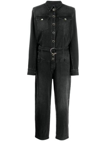 Pinko Denim All In One Jumpsuit - Black