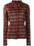 Issey Miyake Vintage Checked Pleated Shirt - Multicolour