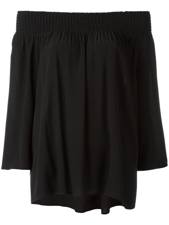 Steffen Schraut Off-shoulder Blouse, Women's, Size: 36, Black, Viscose