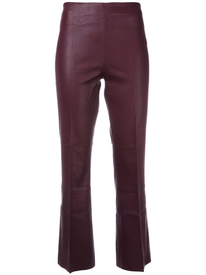 By Malene Birger 'phase' Trousers, Women's, Size: 38, Pink/purple, Sheep Skin/shearling
