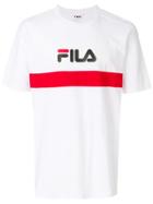 Fila Logo Colour-block T-shirt - White
