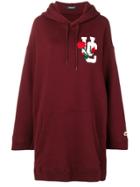 Undercover Embroidered Logo Hoodie Dress