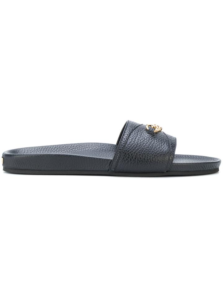 Tom Ford Chain-embellished Slides - Black