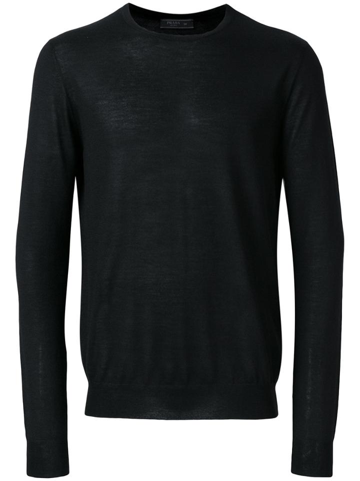 Prada Cashmere Classic Jumper - Black