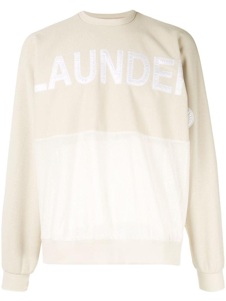 Yoshiokubo Mesh Panel Sweatshirt - Brown