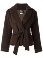Claude Montana Vintage Robe Jacket, Women's, Size: 38, Brown