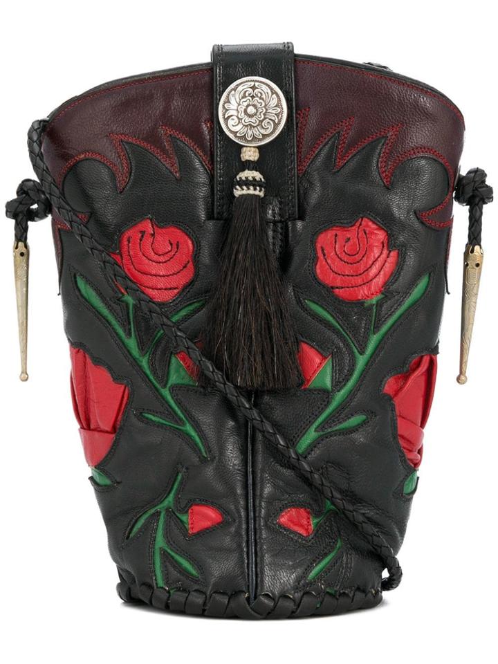 Jessie Western Boot Cross Body Bag - Black