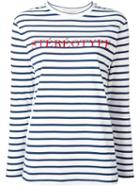Être Cécile 'stéréotype' Embroidery T-shirt, Women's, Size: Xs, White, Cotton
