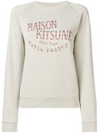 Maison Kitsuné Logo Sweatshirt - Nude & Neutrals