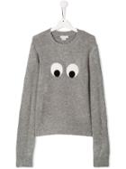 Stella Mccartney Kids Teen Googly Eye Sweater - Grey