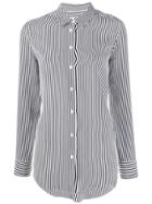 Equipment Striped Button Shirt - Black