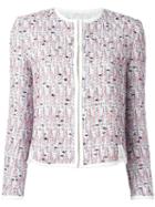 Giambattista Valli Open Front Box Jacket, Women's, Size: 40, Cotton/viscose/polyamide/viscose