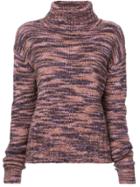 Sies Marjan Turtleneck Jumper - Pink & Purple