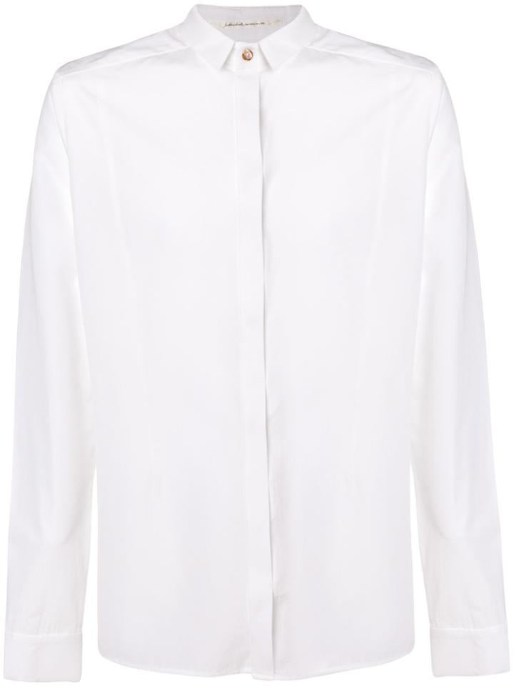 Individual Sentiments Classic Plain Shirt - White