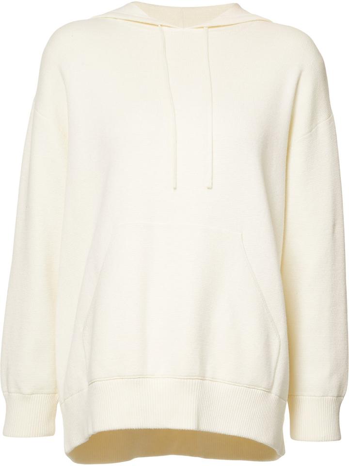 Vince Classic Hoodie, Women's, Size: Medium, White, Cotton