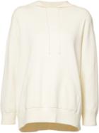 Vince Classic Hoodie, Women's, Size: Medium, White, Cotton