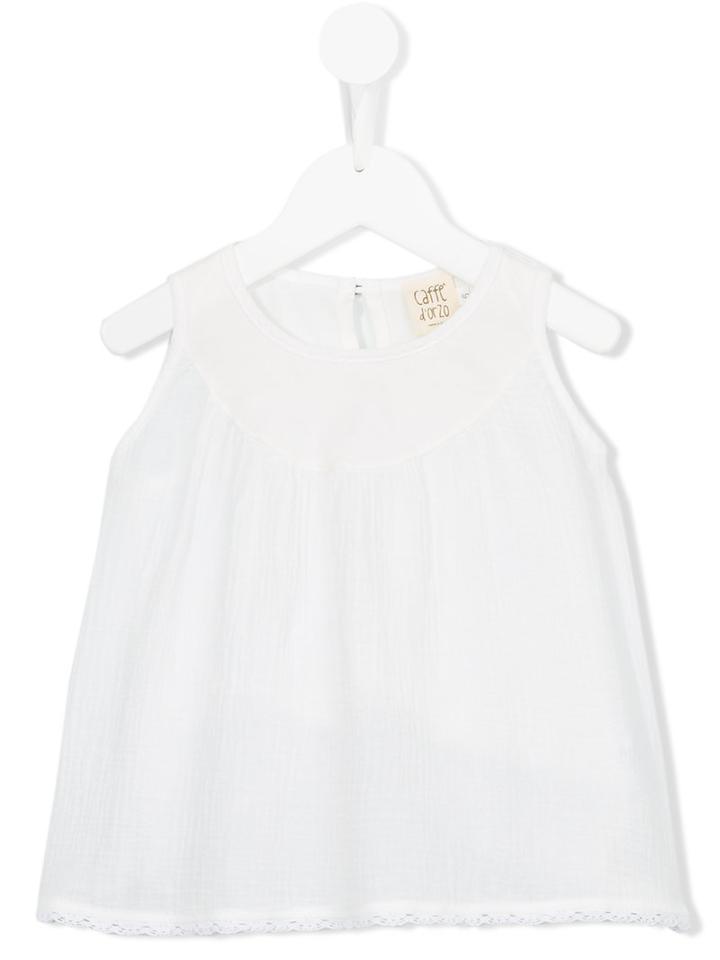 Caffe' D'orzo Gioia Blouse, Toddler Girl's, Size: 2 Yrs, White