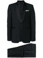 Les Hommes Tuxedo Suit - Black