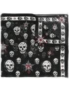 Alexander Mcqueen - Skull Print Scarf - Women - Silk - One Size, Women's, Black, Silk