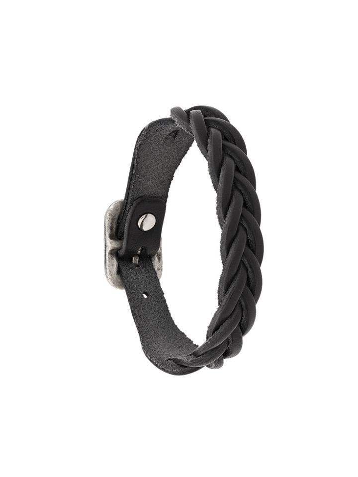 Il Bisonte Woven Bracelet - Black