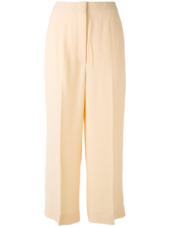 Sportmax - Cropped Trousers - Women - Viscose - 40, Nude/neutrals, Viscose