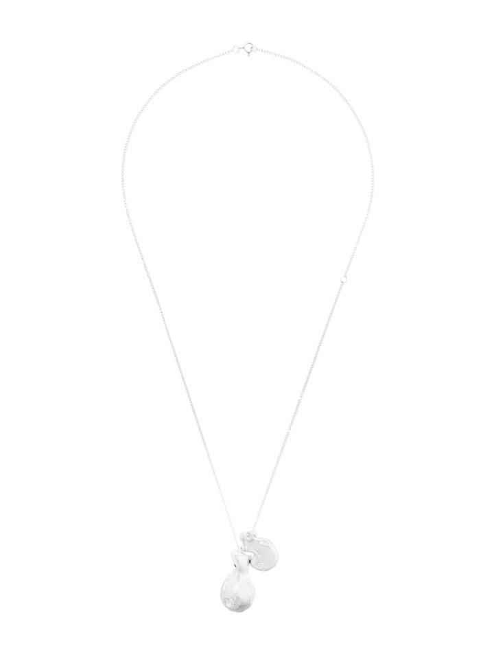Joseph Melted Pendant Necklace - Metallic