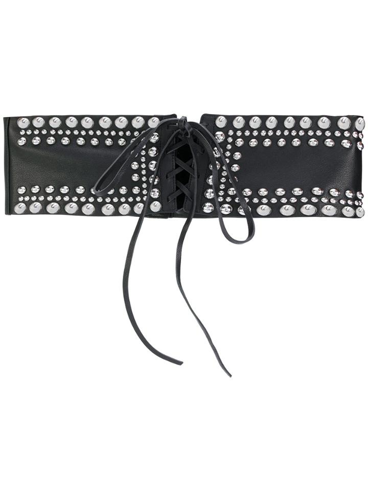 B-low The Belt Studded Waist Belt - Black