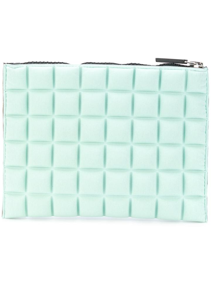 No Ka' Oi Mini Textured Clutch Bag - Blue