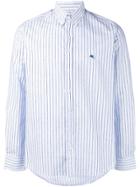 Etro Striped Long-sleeve Shirt - Blue