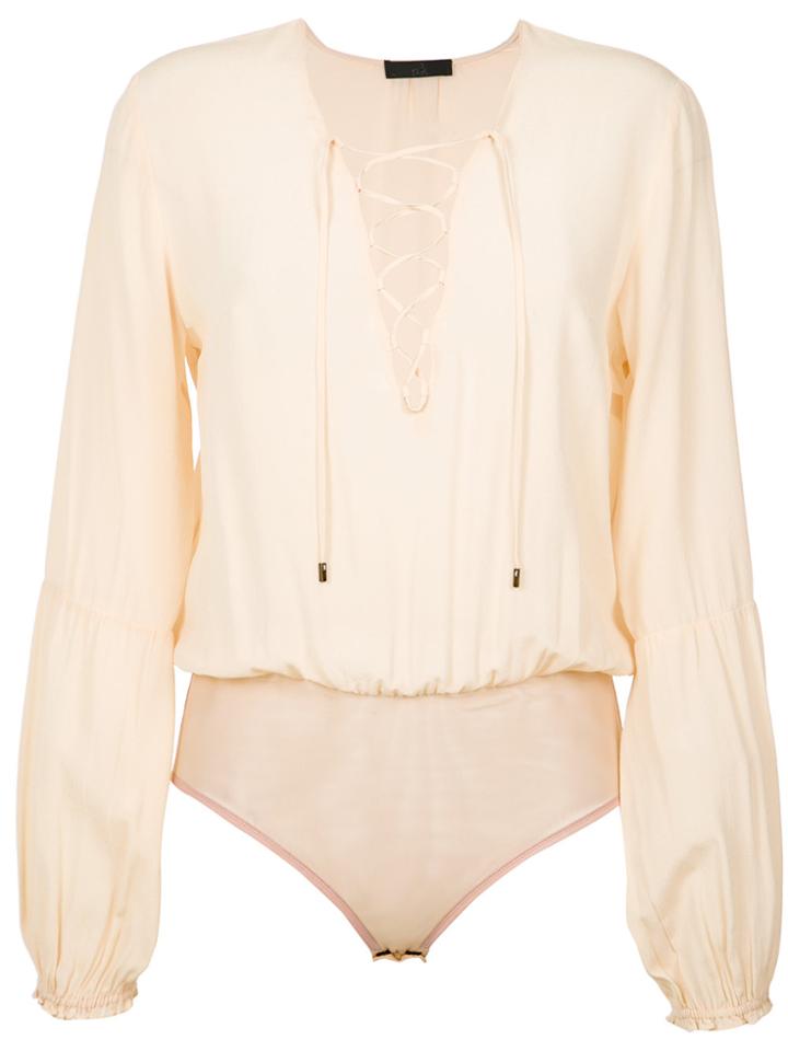 Nk Silk Bodysuit - Nude & Neutrals