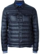 Moncler Classic Padded Jacket, Men's, Size: 2, Blue, Polyamide