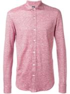 Eleventy Button Down Shirt, Men's, Size: Xl, Red, Linen/flax/cotton