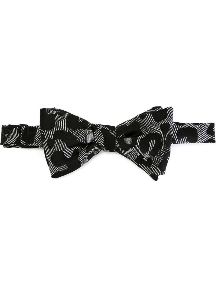 Neil Barrett Camouflage Bow Tie