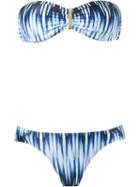 Brigitte Tie-dye Strapless Bikini