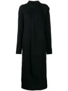 Lemaire Tied Neck Jumper Dress - Black