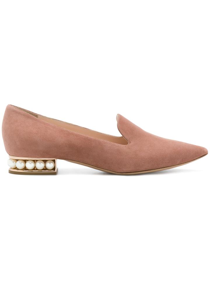 Nicholas Kirkwood Casati Pearl Loafers - Pink & Purple