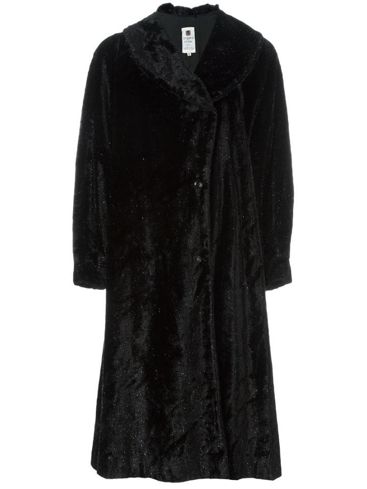 Emanuel Ungaro Pre-owned Faux Fur Coat - Black
