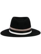 Maison Michel 'thadee' Trilby Hat, Women's, Size: Medium, Black, Wool Felt