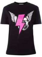 Mcq Alexander Mcqueen Print T-shirt, Women's, Size: Large, Black, Cotton