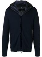Rrd Knitted Hooded Jacket - Blue