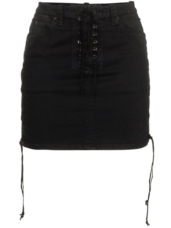 Unravel Project Unravel Skt Dnm Md Raw Mini - Black