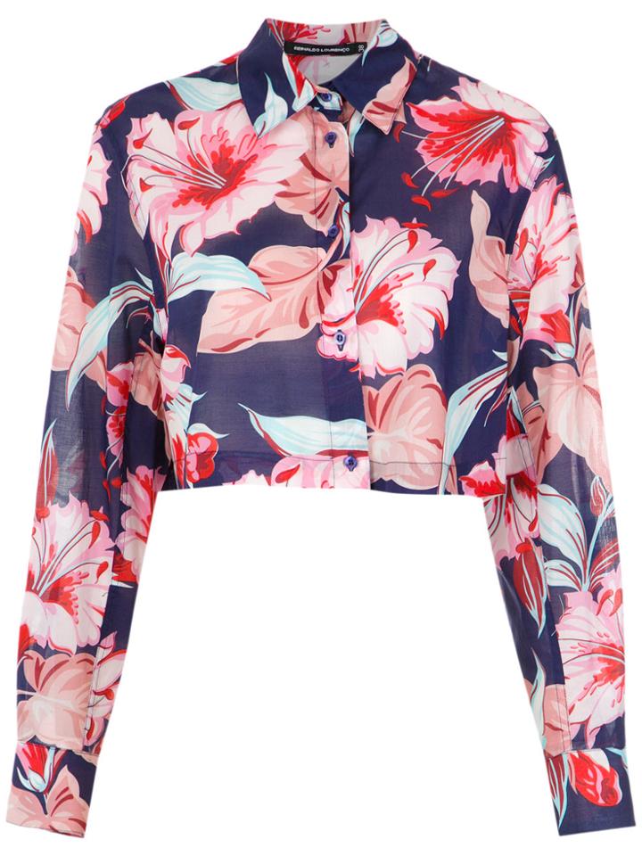 Reinaldo Lourenço Floral Print Shirt - Unavailable